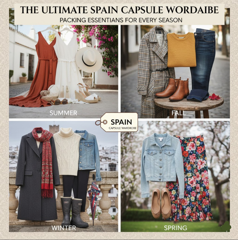 spain capsule wardrobe