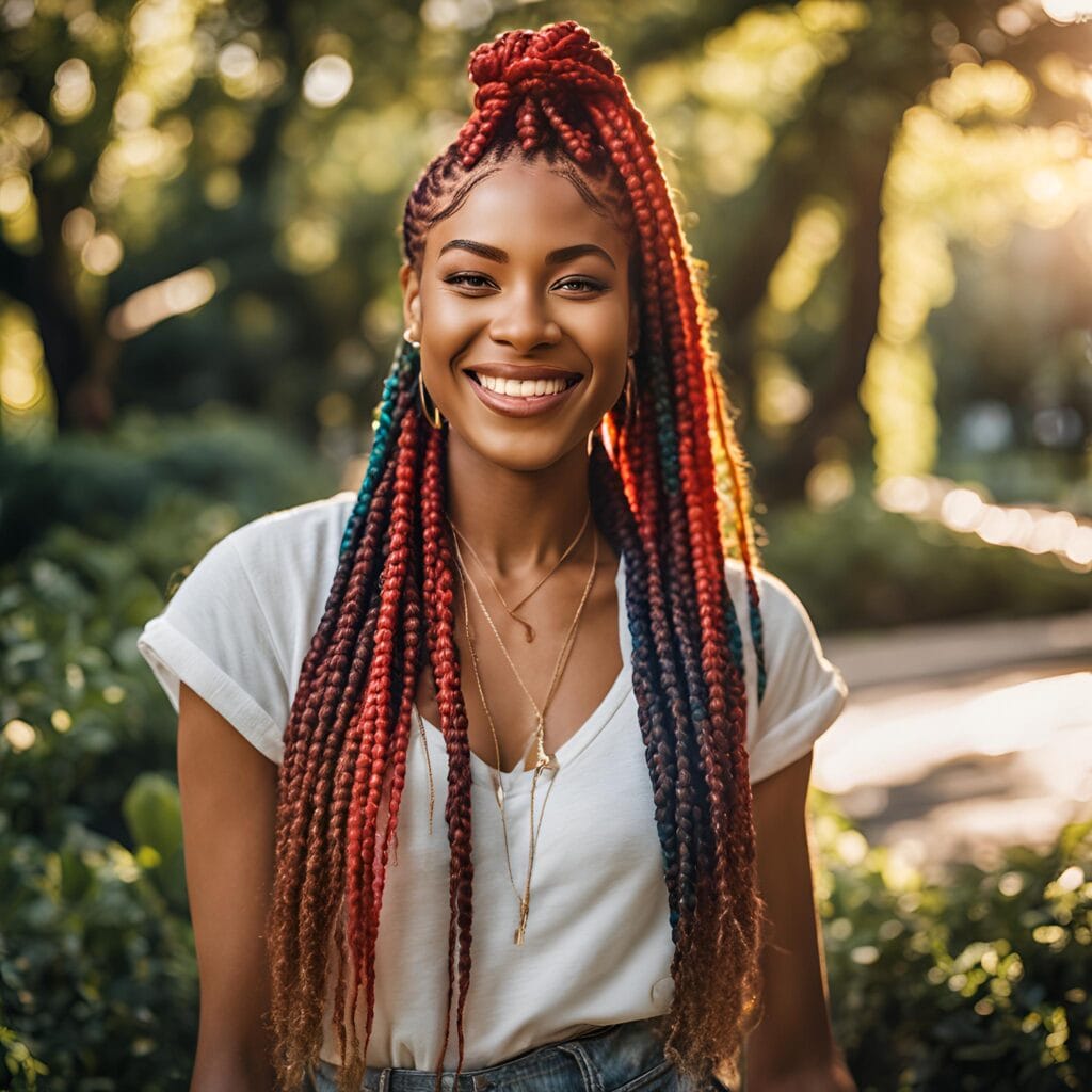 protective hairstyles for Black women Beauty Box Braids