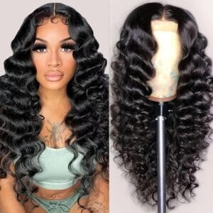 Deep Wave Lace Front Human Hair Wig
