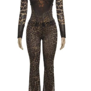 leopard print 2-piece