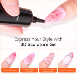 wedding guest nails for Black women Beauty Nail Art Sculpting Gel