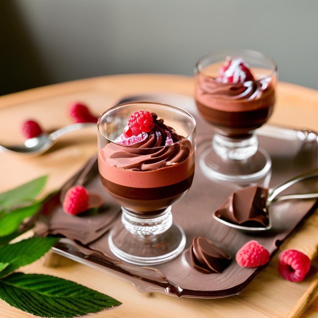 Raspberry Chocolate Mousse