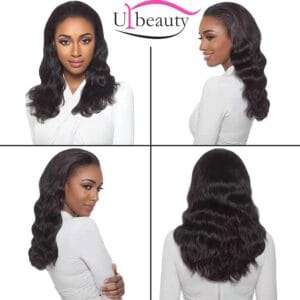 Urbeauty Body Wave Human Hair Half Wig