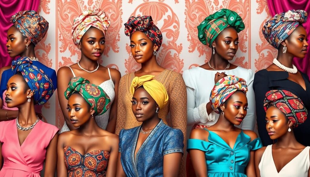 vintage fashion for black women Fashion african head wrap
