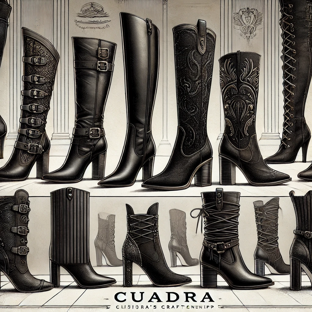 Cuadra black boots