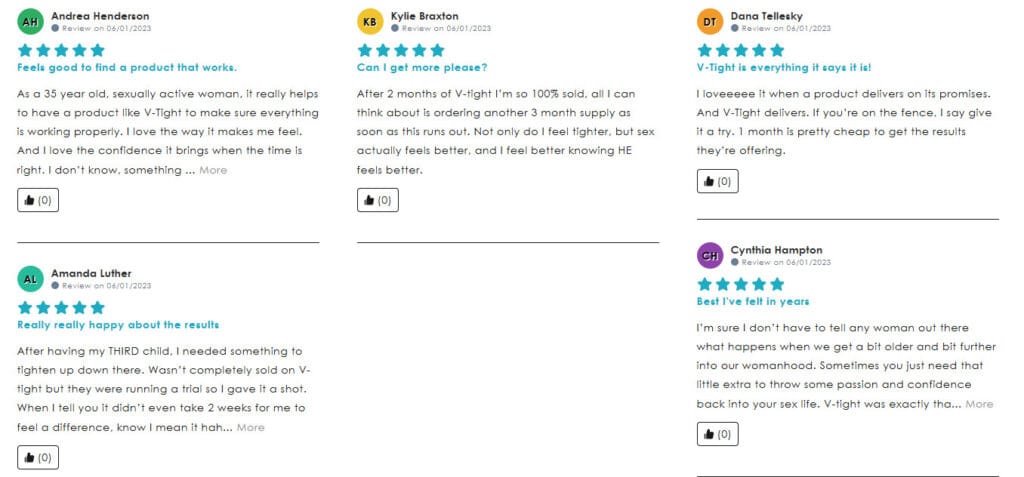 vagina tightening gel testimonial