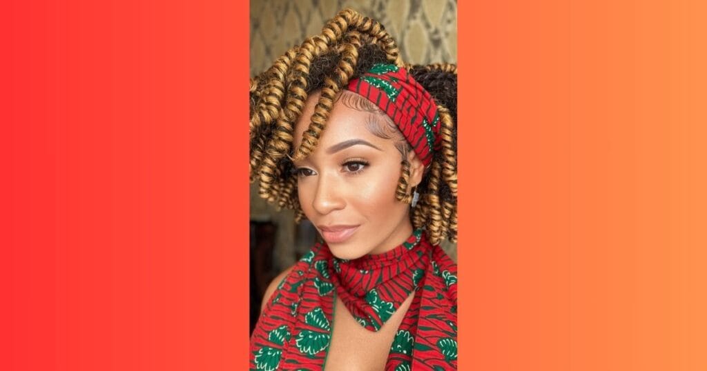 springy afro twist hairstyles pictures