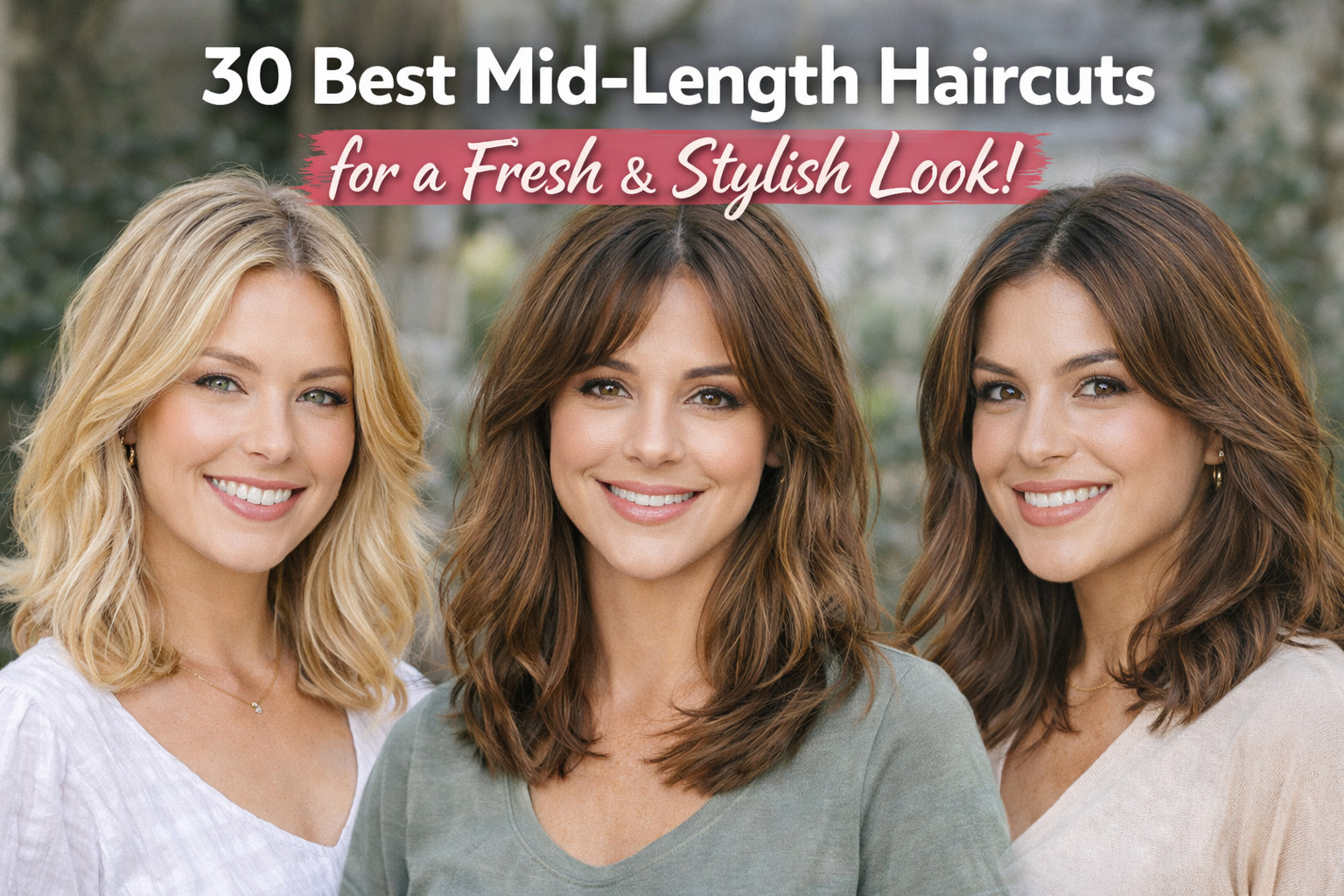 Mid Length Haircuts: 30 Stylish Shoulder-Length Ideas for Every Face Shape (2026 Guide)