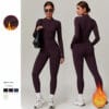 Women’s Yoga Jumpsuit – Warm Long Sleeve Bodysuit