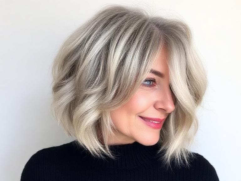 Inverted Wavy Bob