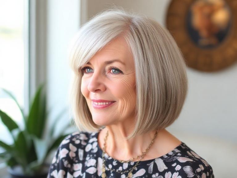 Bob Haircuts for Older Women