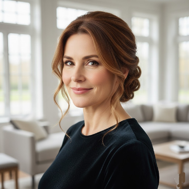 Hairstyles for Women Over 50 with Round Faces