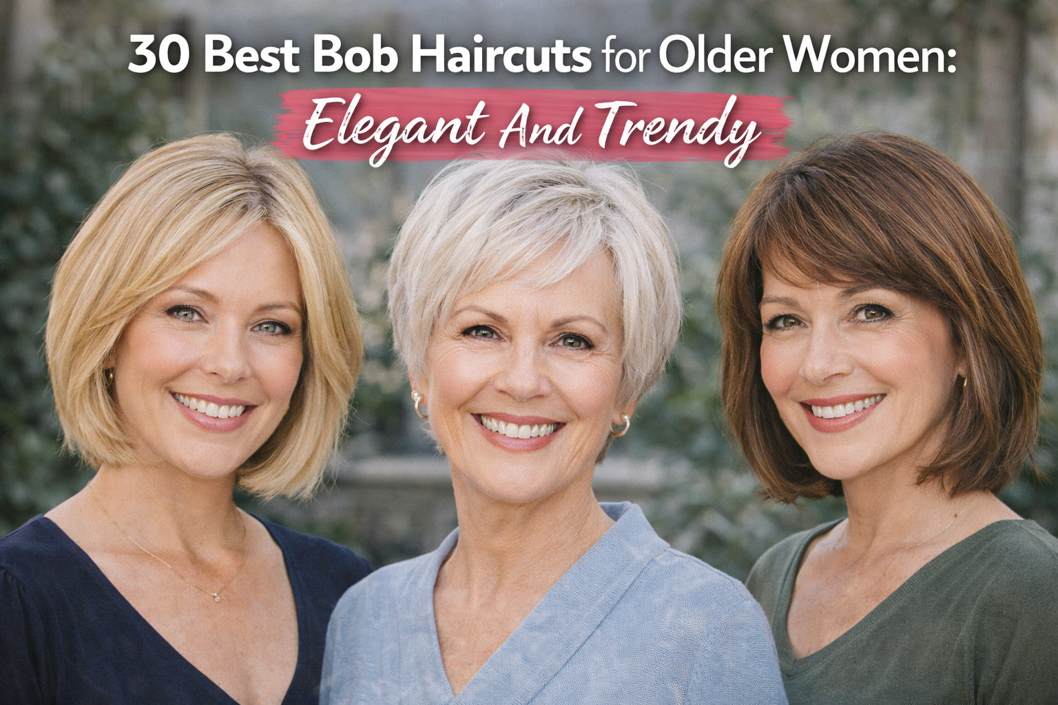 30 Best Bob Haircuts for Older Women: Elegant And Trendy