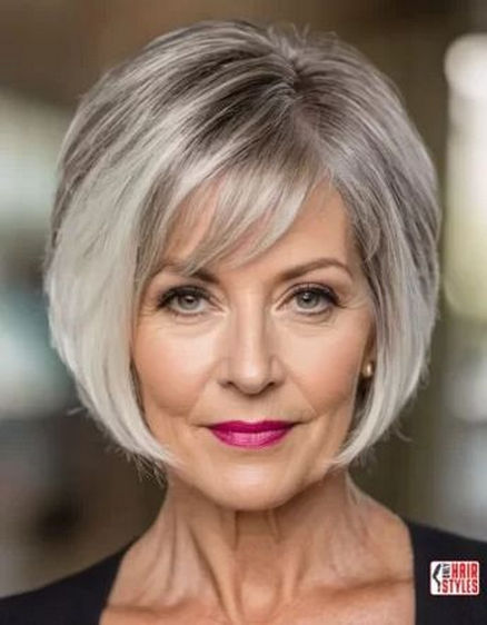 stylish short haircuts for older women