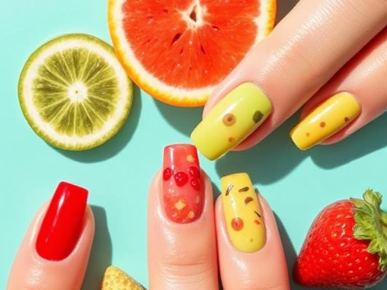 Fruit Water Nails