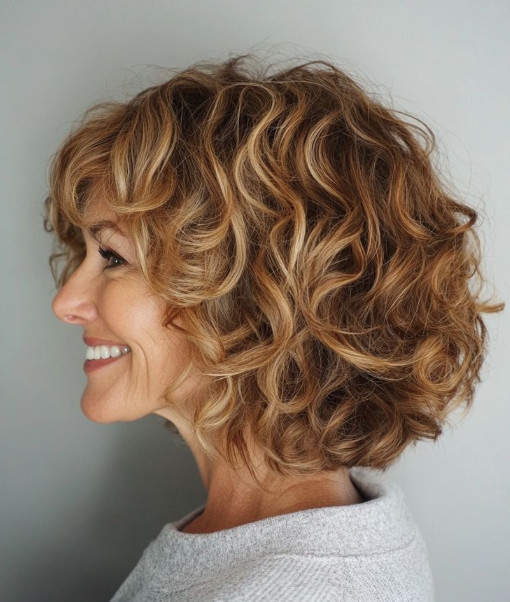 stylish short haircuts for older women