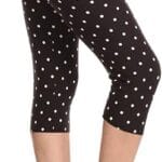 polka dot capri pants Fashion Leggings Depot High Waisted Plaid