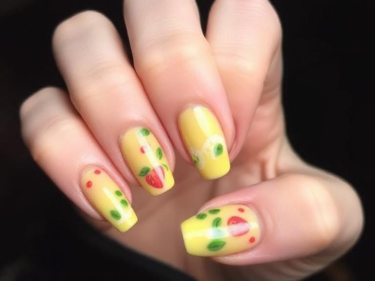 fruit water nails