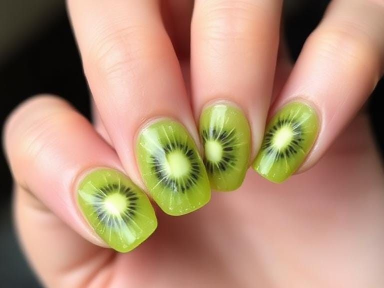 fruit water nails