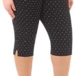 polka dot capri pants Fashion Plus Size Capri