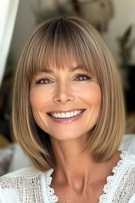 stylish short haircuts for older women