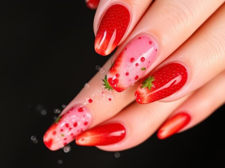 fruit water nails
