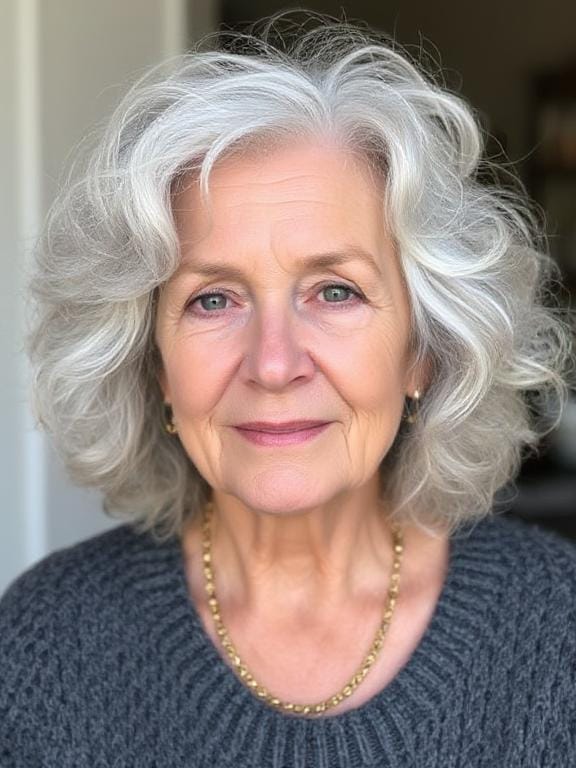 stylish short haircuts for older women