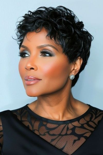 stylish short haircuts for older women