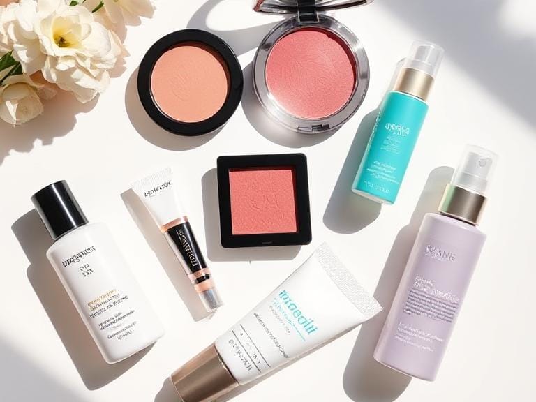 Flat lay of skinimalist must-haves