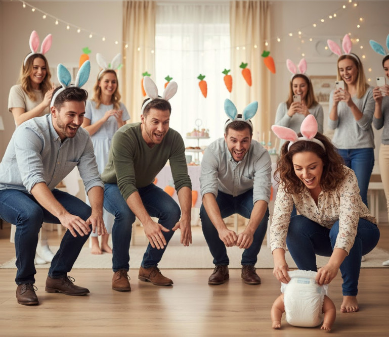 bunny baby shower games