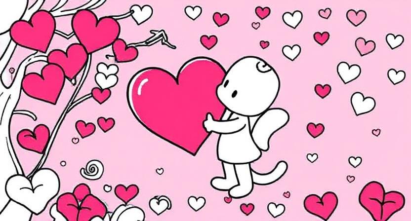 Coloring Book Pages Valentines Day