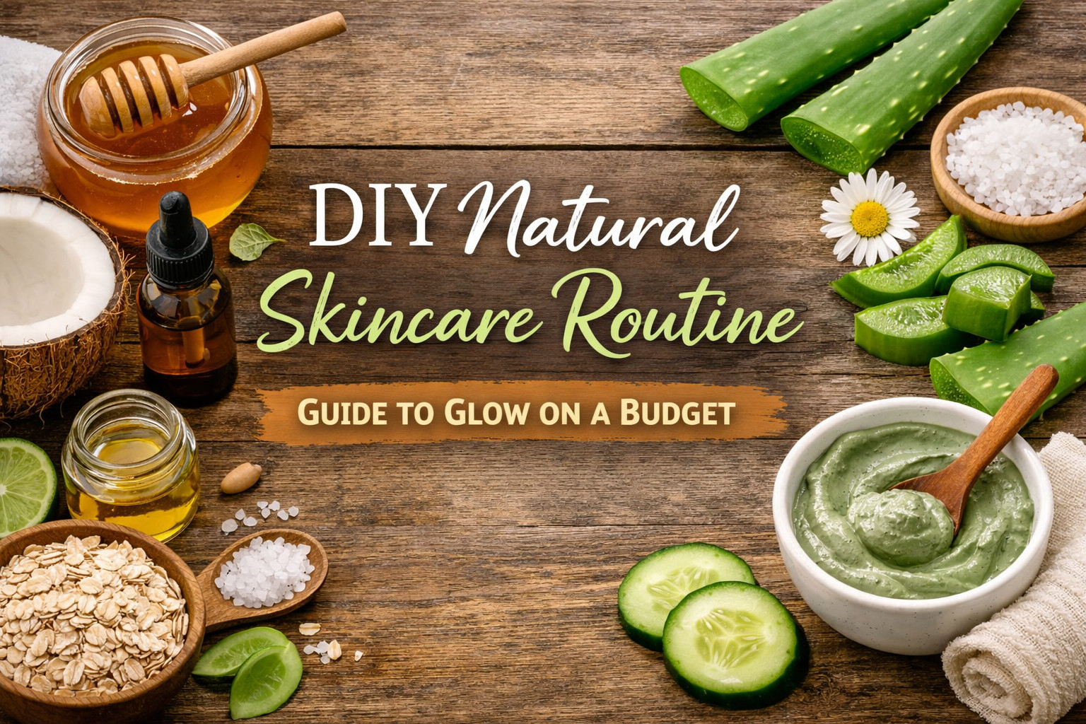 DIY Skincare Routine at Home: A Natural Guide to Glow on a Budget