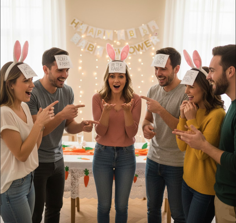 bunny baby shower games