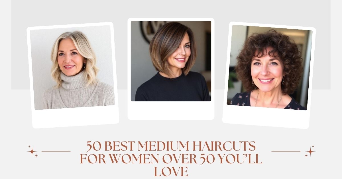 50 Best Medium Haircuts For Women Over 50 You’ll Love