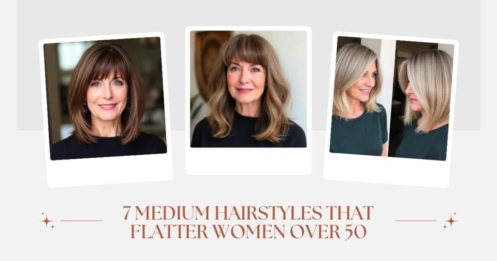 medium hairstyles for women over 50