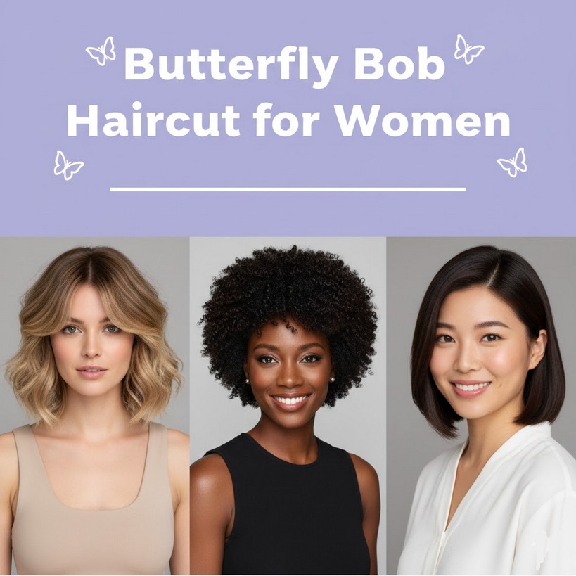 Butterfly Bob Haircut