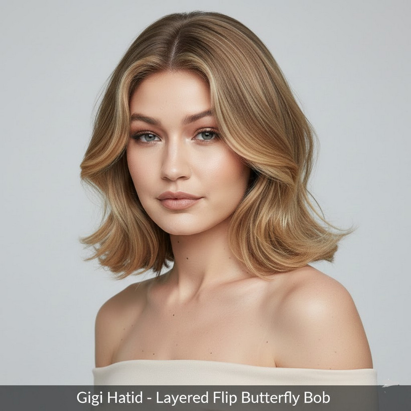 Butterfly Bob Haircut