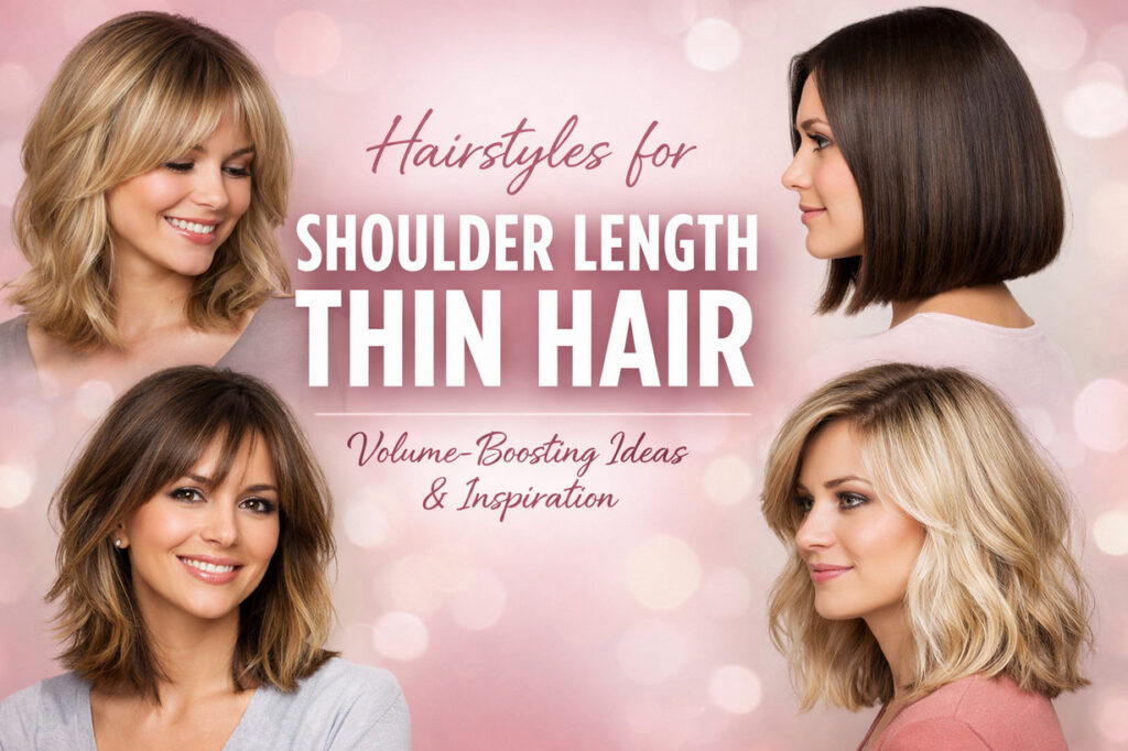 Hairstyles for Shoulder Length Thin Hair