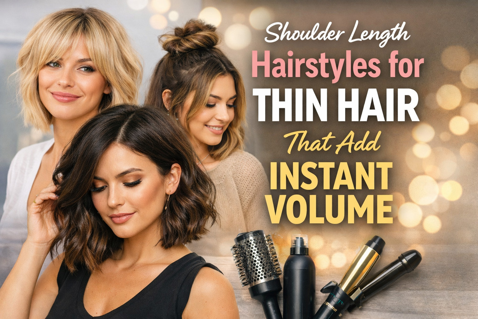 50 Shoulder Length Hairstyles for Thin Hair That Add Instant Volume (2026 Guide)