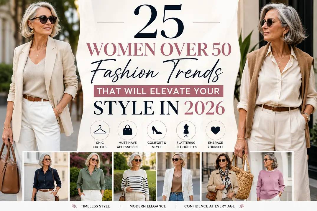 25 Women Over 50 Fashion Trends That Make You Look Chic, Modern, and Confident